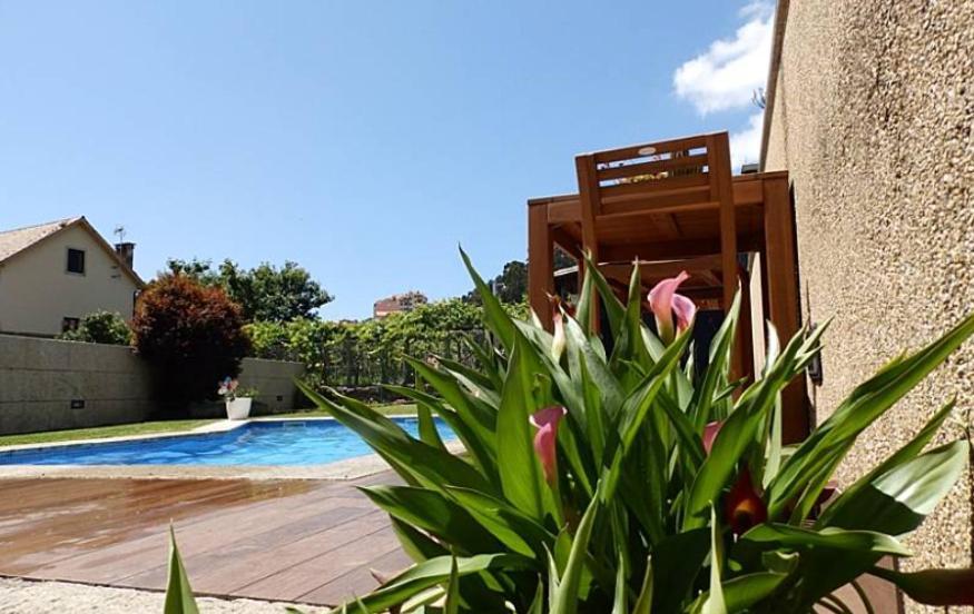 Villa Casa Piscina Boleros Combarro Exterior foto